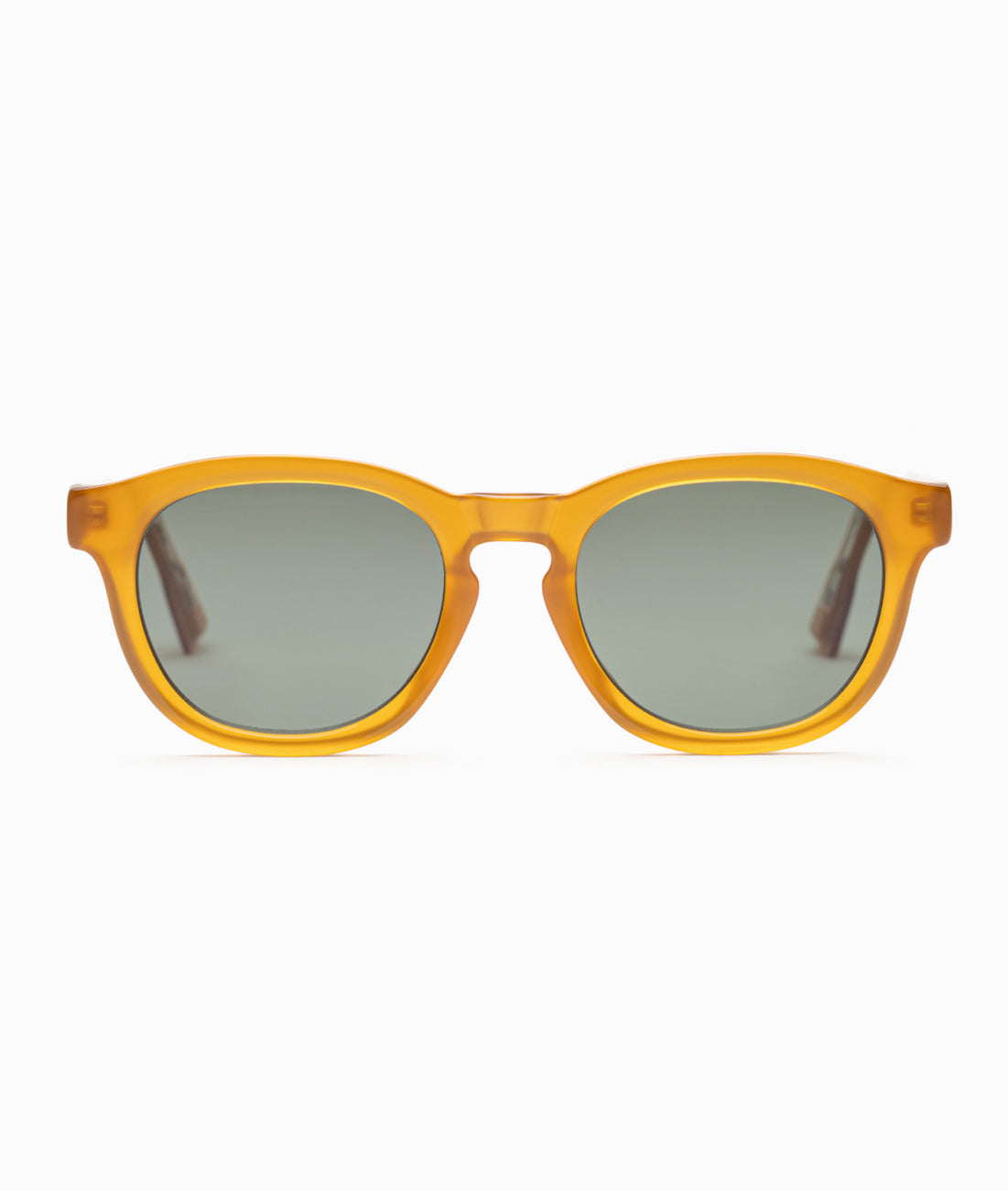 Gafas de sol cara pequeña hombre Amarilla redonda - HUCA