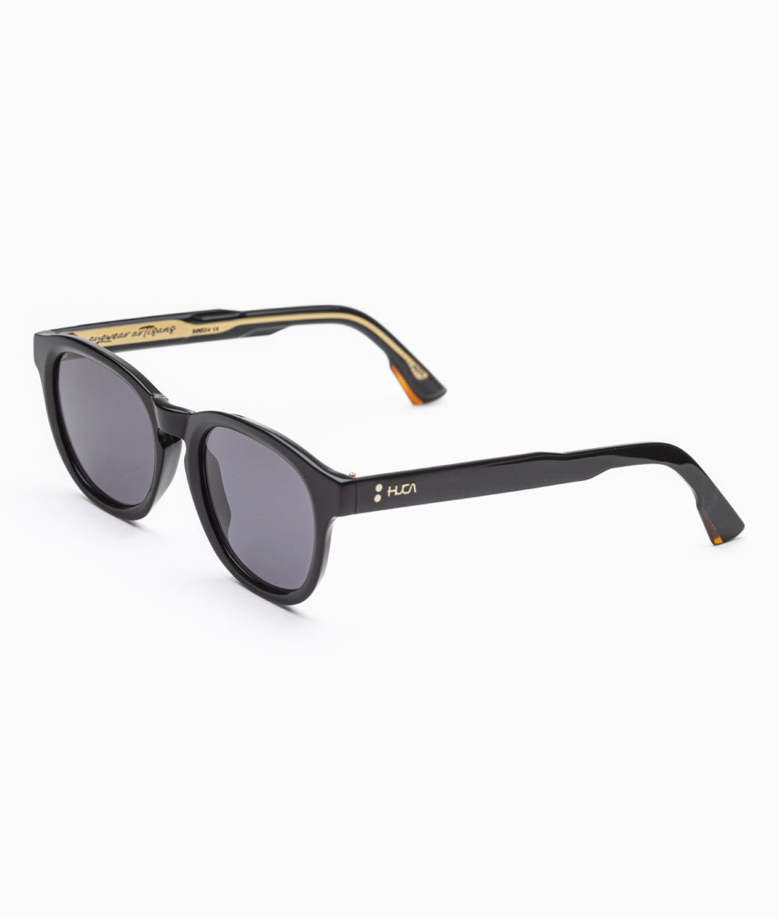 Gafas de sol cara pequeña hombre Negras redondas - HUCA