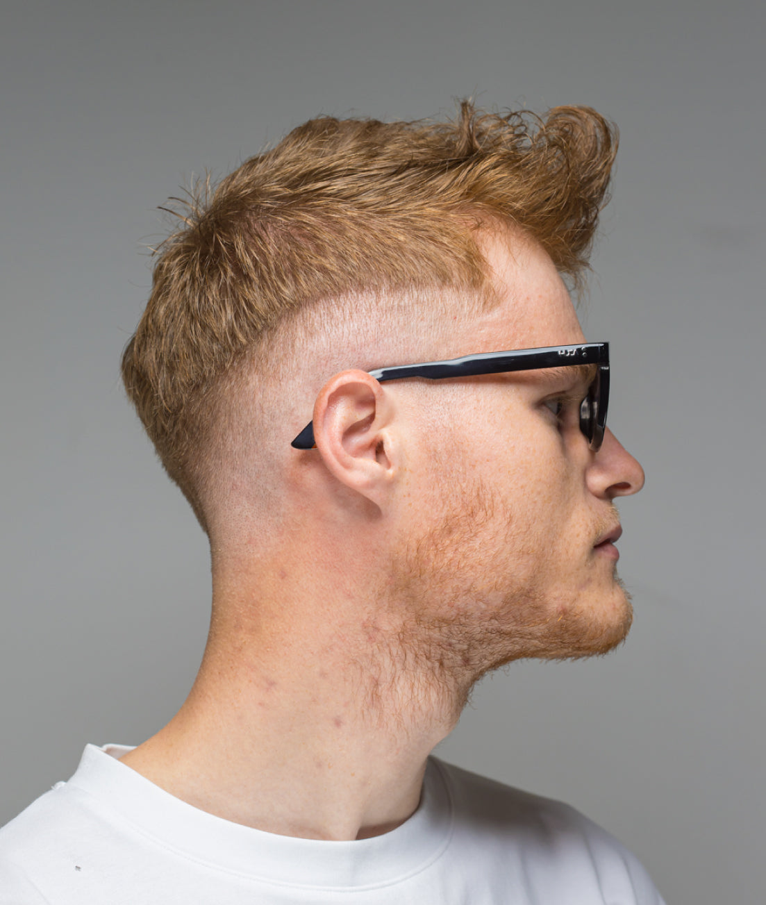 Gafas de sol cara pequeña hombre Negras redondas - HUCA