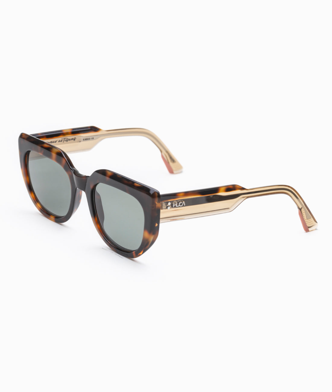 Gafas de sol mujer Havana + Marrón transparente - HUCA caras pequeñas