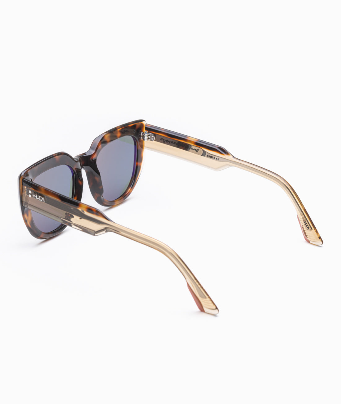 Gafas de sol mujer Havana + Marrón tranparente - HUCA caras pequeñas