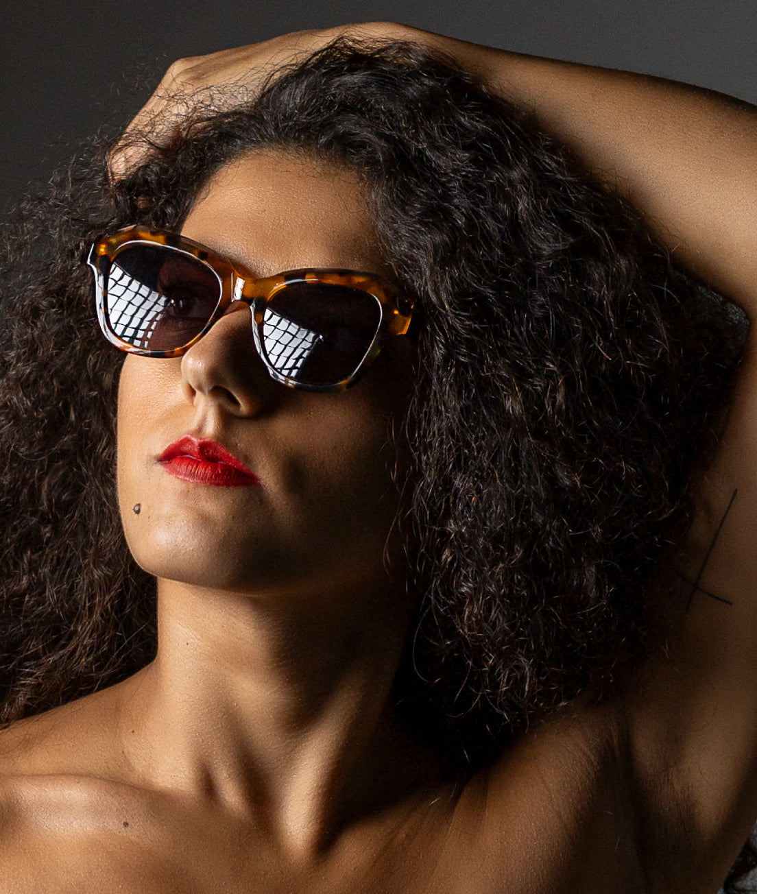 Gafas de sol cara pequeña mujer Havana - HUCA