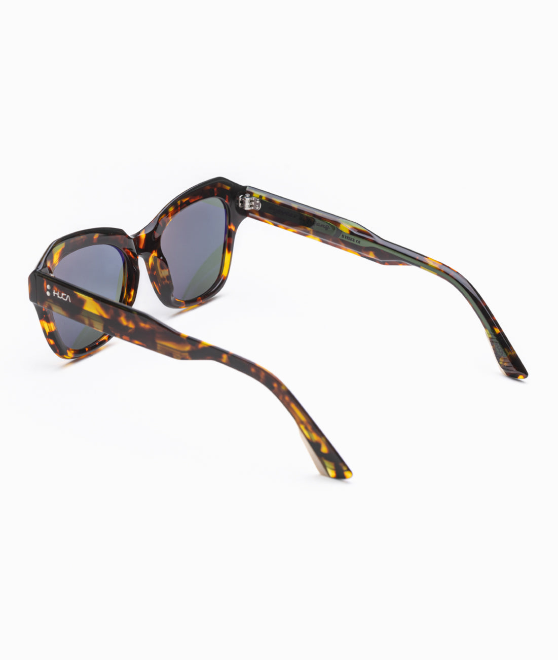 Gafas de sol mujer Havana + Verde - HUCA caras pequeñas