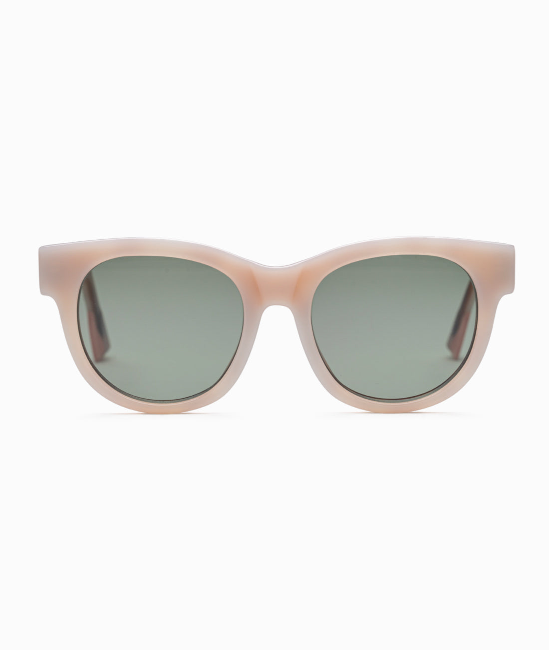 Gafas de sol cara pequeña mujer redondas Blancas + Havana - HUCA