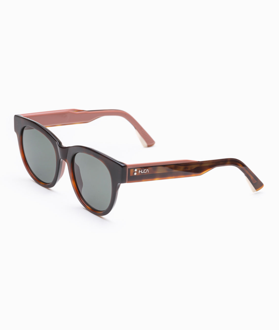 Gafas de sol mujer redonda Carey + Salmón - HUCA caras pequeñas