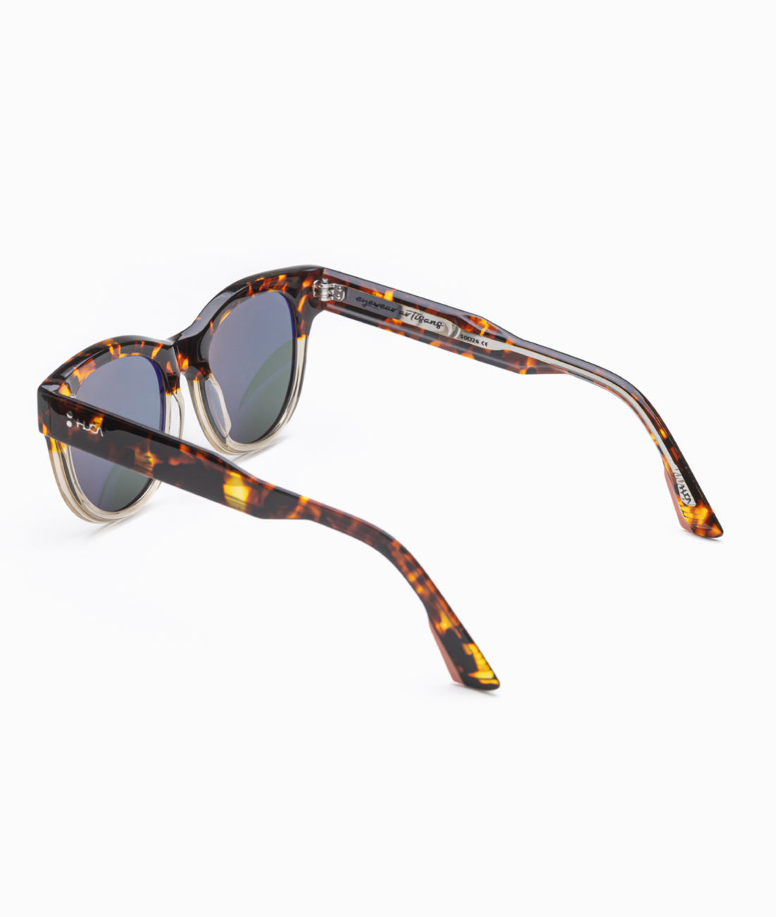 Gafas de sol mujer redonda Havana + transparente - HUCA caras pequeñas