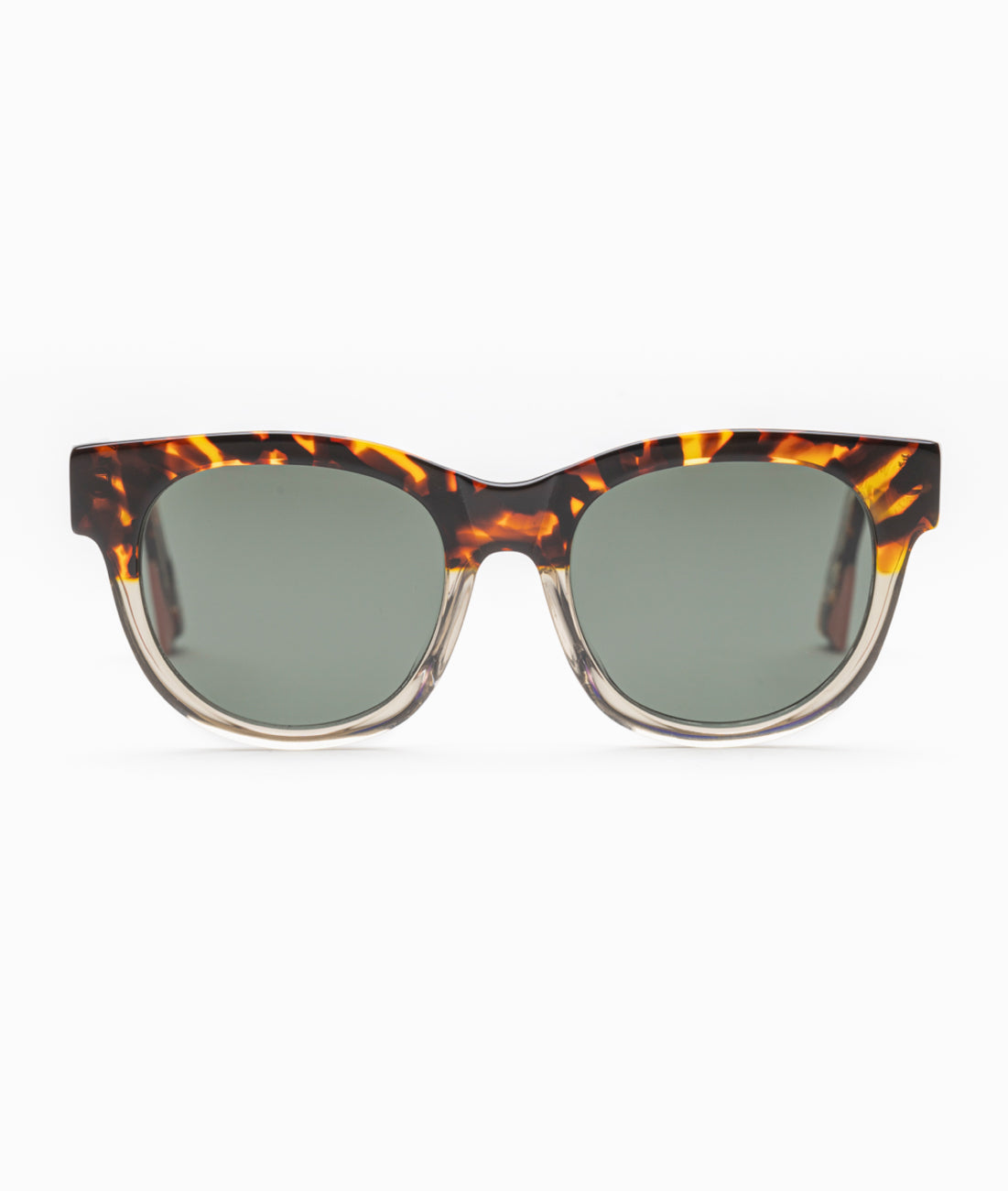 Gafas de sol mujer redonda Havana + trasparente - HUCA caras pequeñas