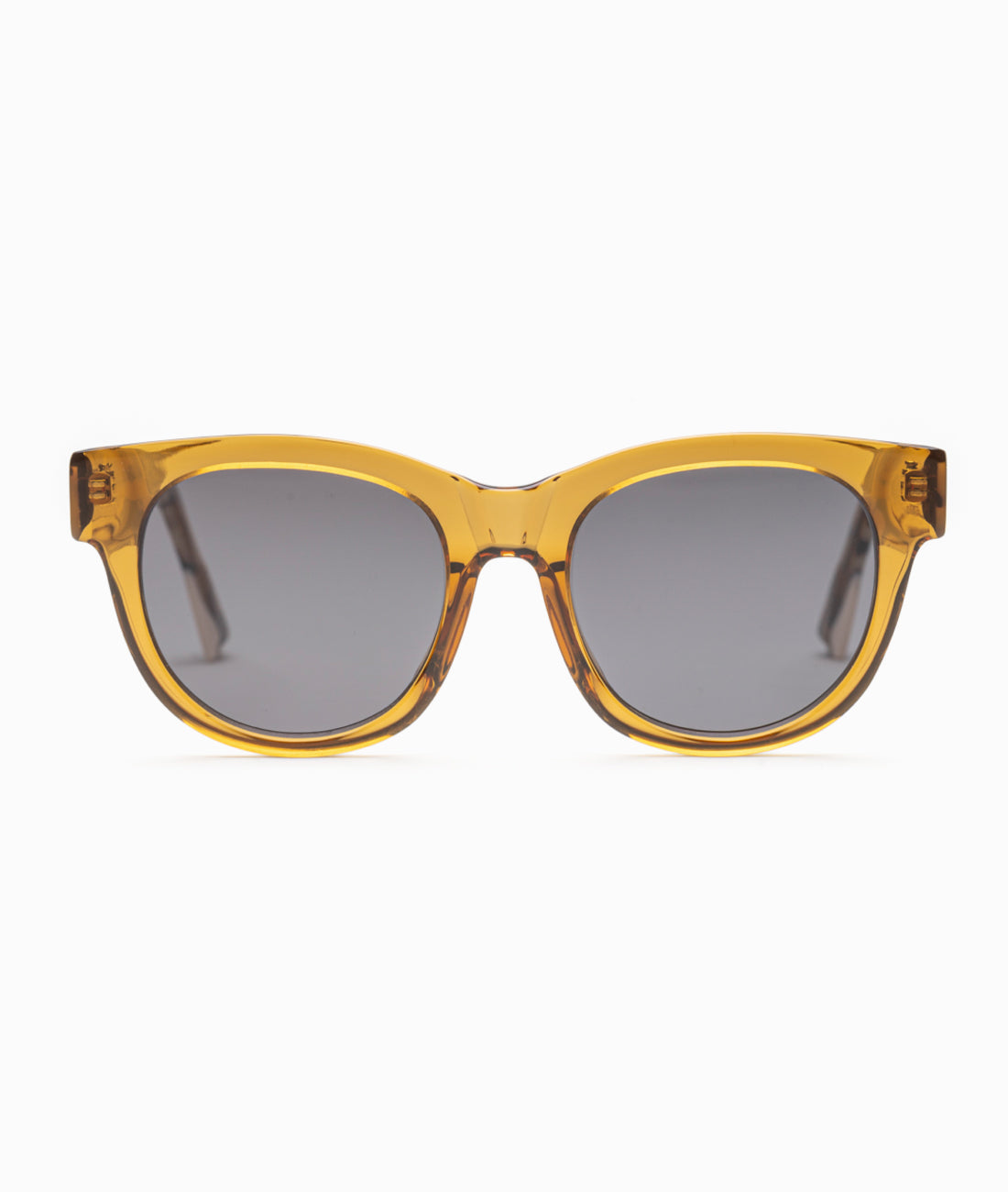 Gafas de sol mujer redonda Miel + Havana blanco - HUCA caras pequeñas