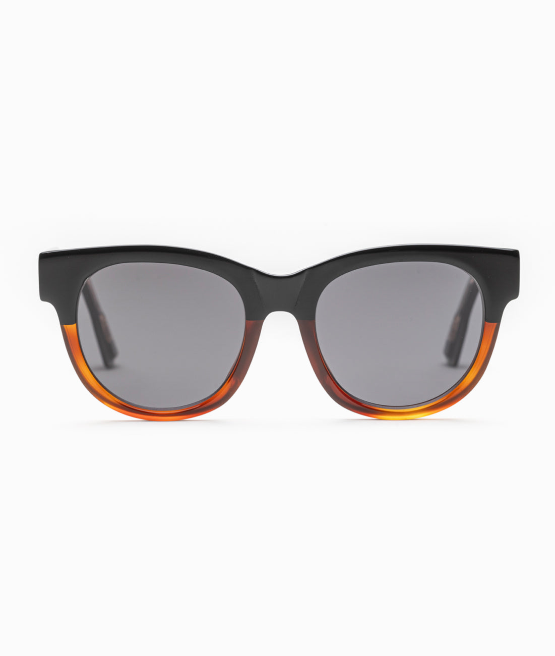 Gafas de sol mujer redonda Negra + Carey - HUCA caras pequeñas