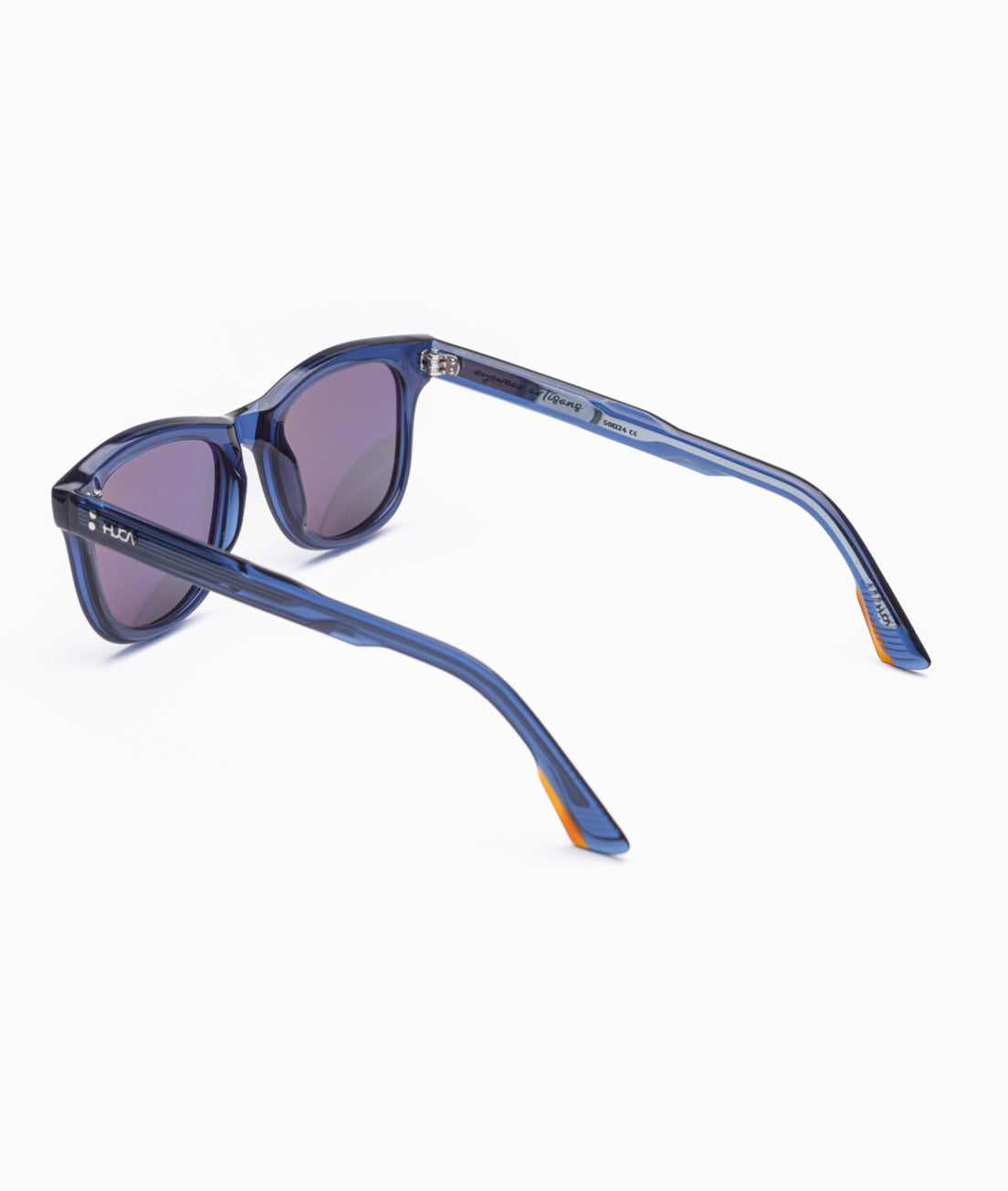 Gafas de sol cara pequeña hombre Azul transparentes - HUCA