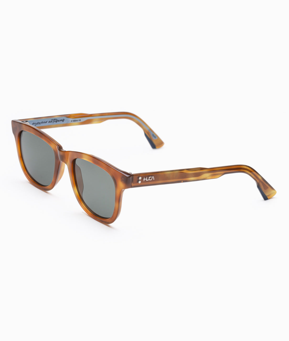 Gafas de sol cara pequeña hombre Havana light rectangulares - HUCA