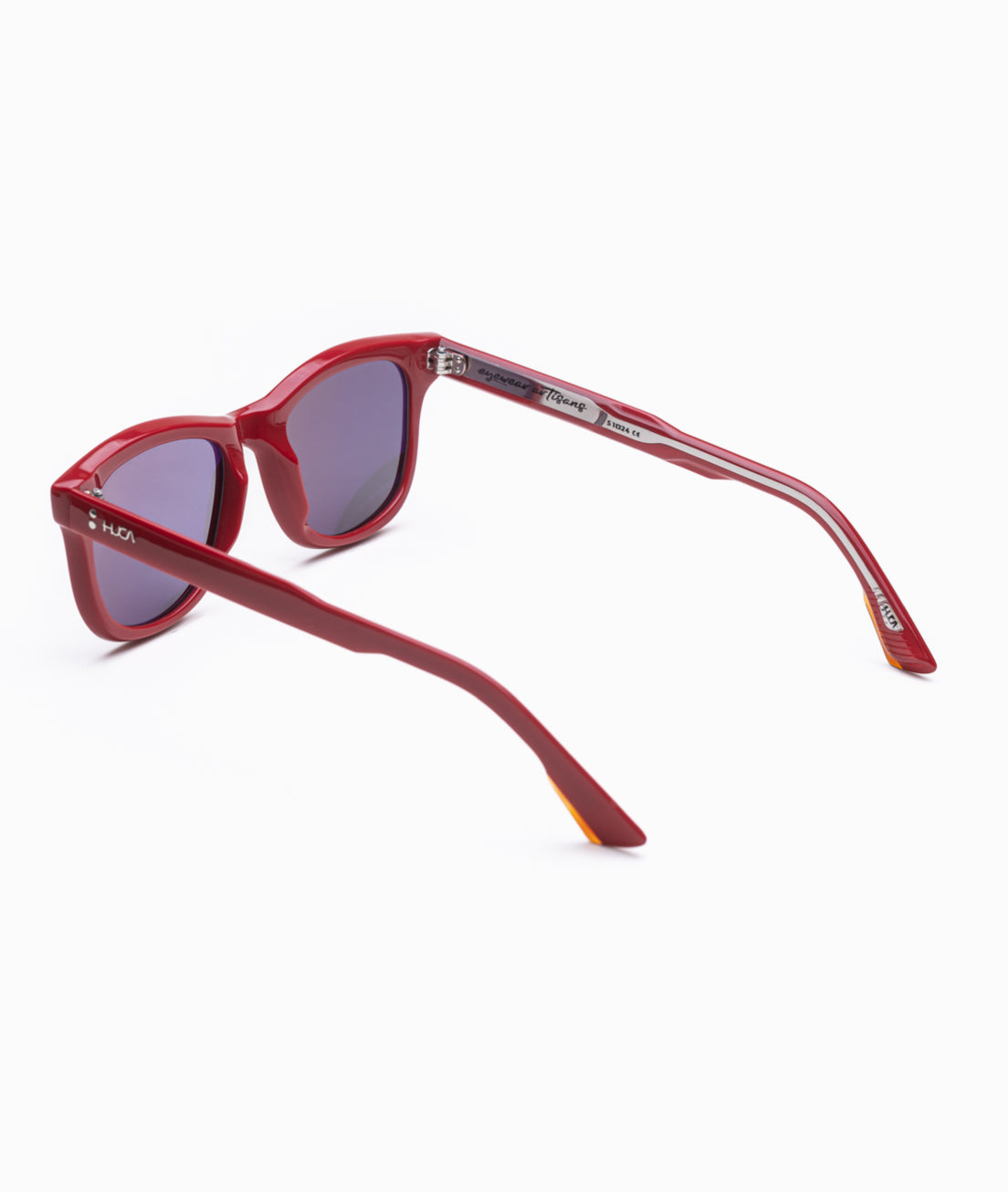 Gafas de sol mujer Rojas rectangulares - HUCA caras pequeñas