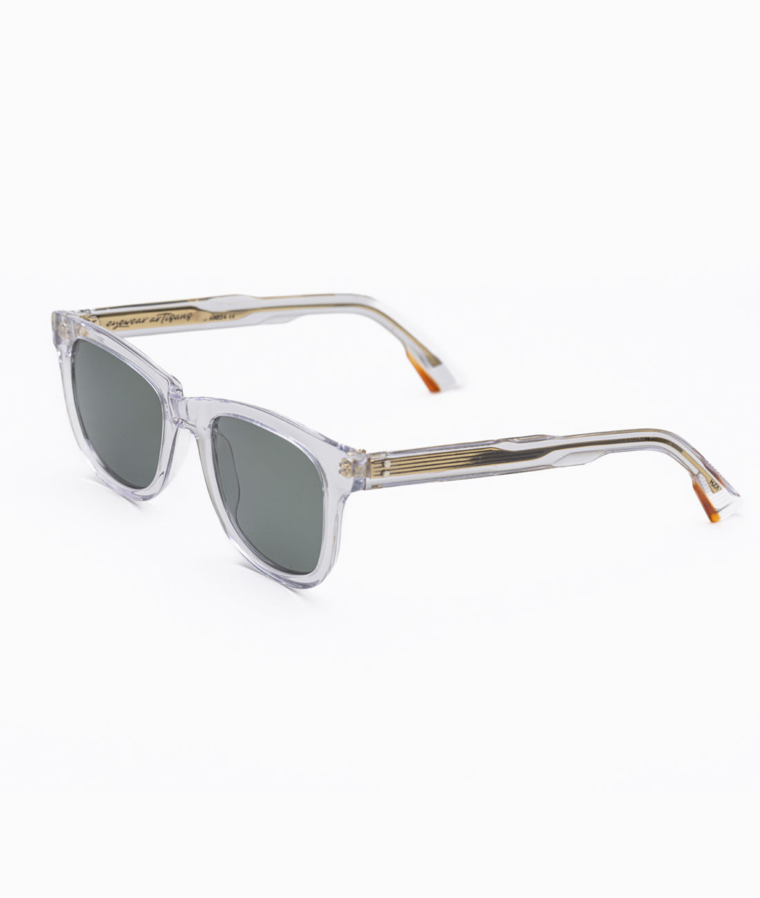 Gafas de sol cara pequeña hombre Transparentes + dorado - HUCA