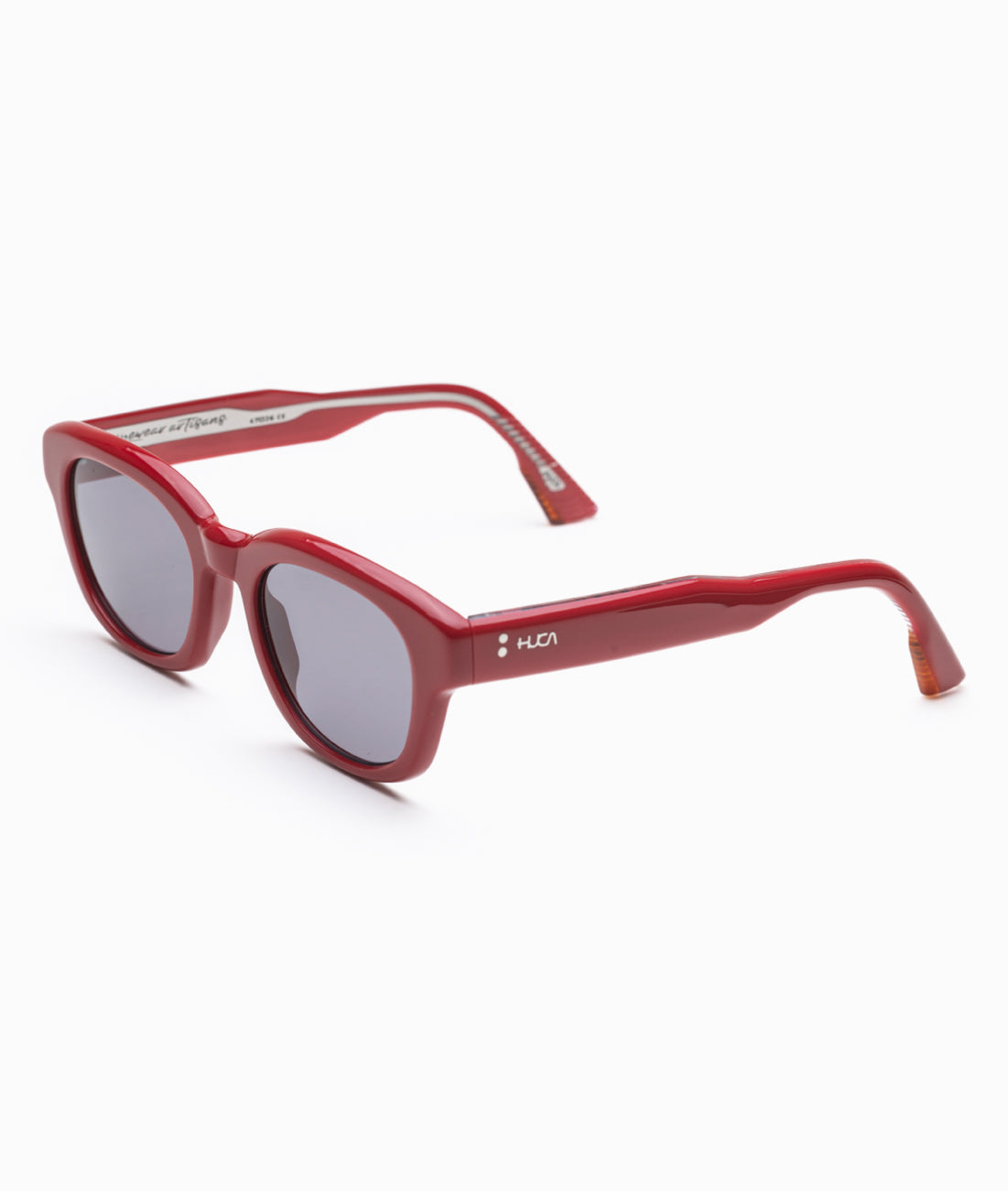 Gafas de sol cara pequeña mujer Roja redonda - HUCA