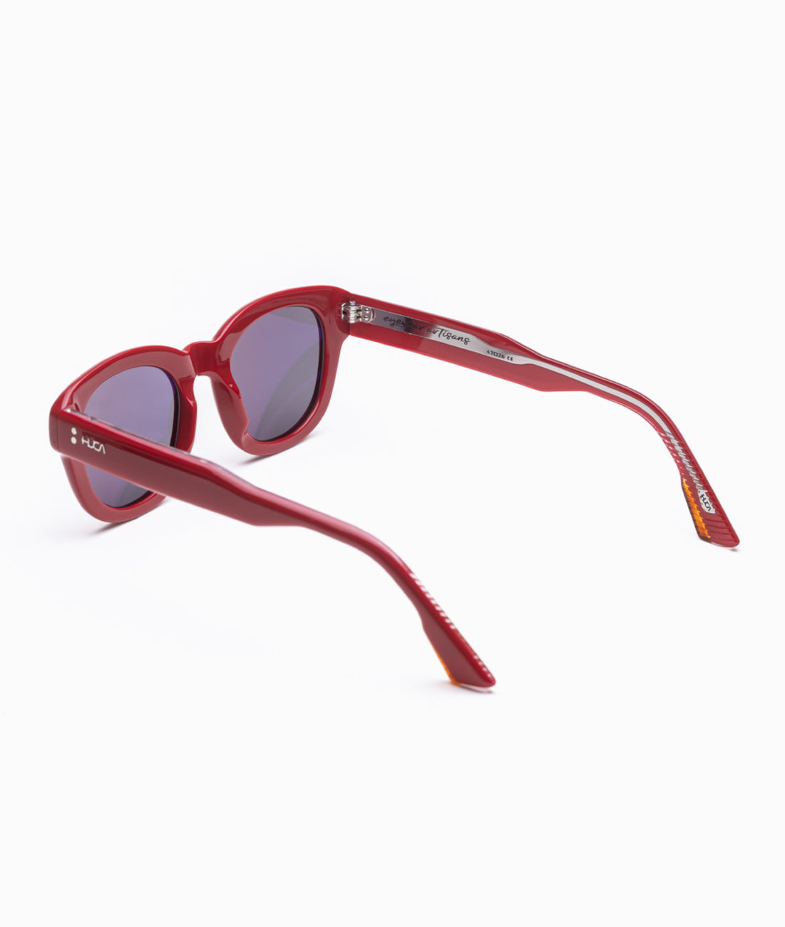 Gafas de sol cara pequeña mujer Roja redonda- HUCA