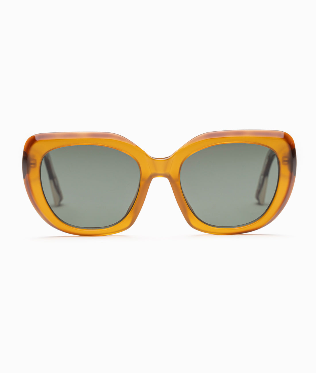 Gafas de sol mujer Amarillo + Havana - HUCA caras pequeñas