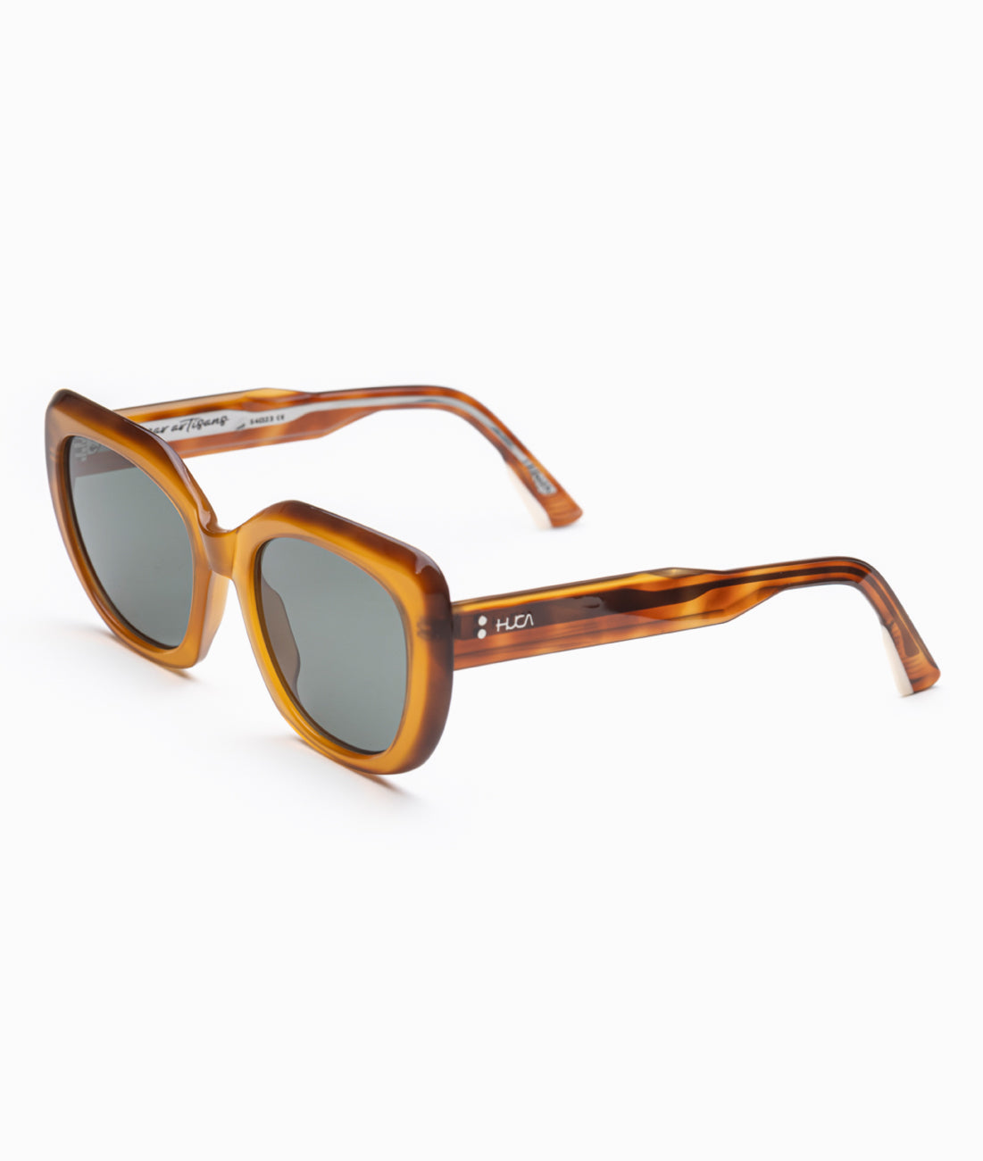 Gafas de sol mujer Amarillo + Havana - HUCA caras pequeñas