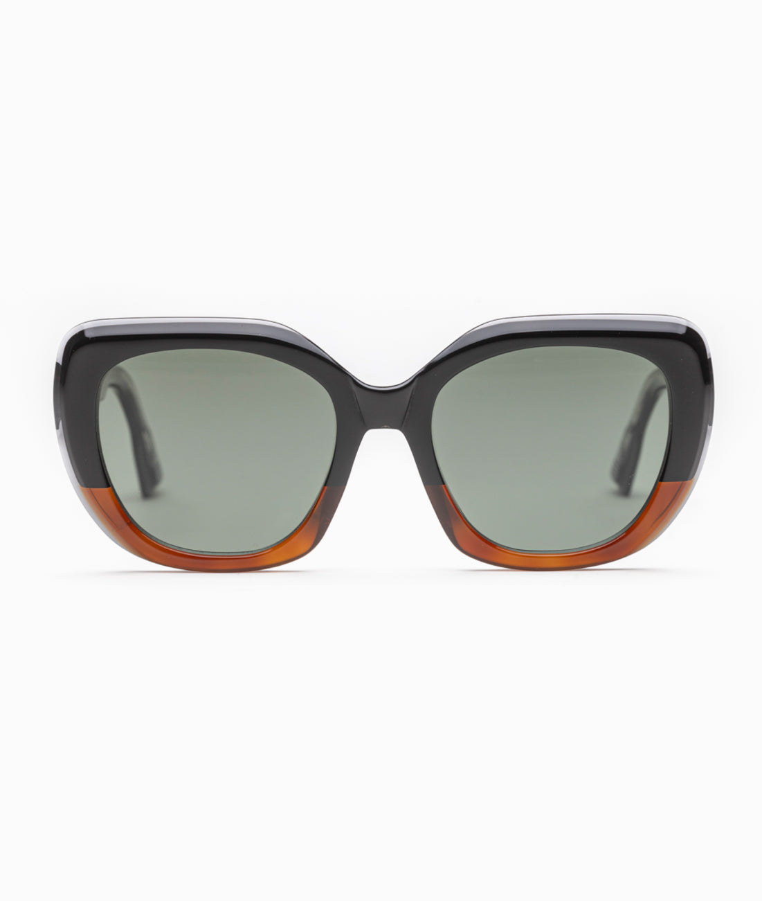 Gafas de sol mujer Negra + Carey - HUCA caras pequeñas