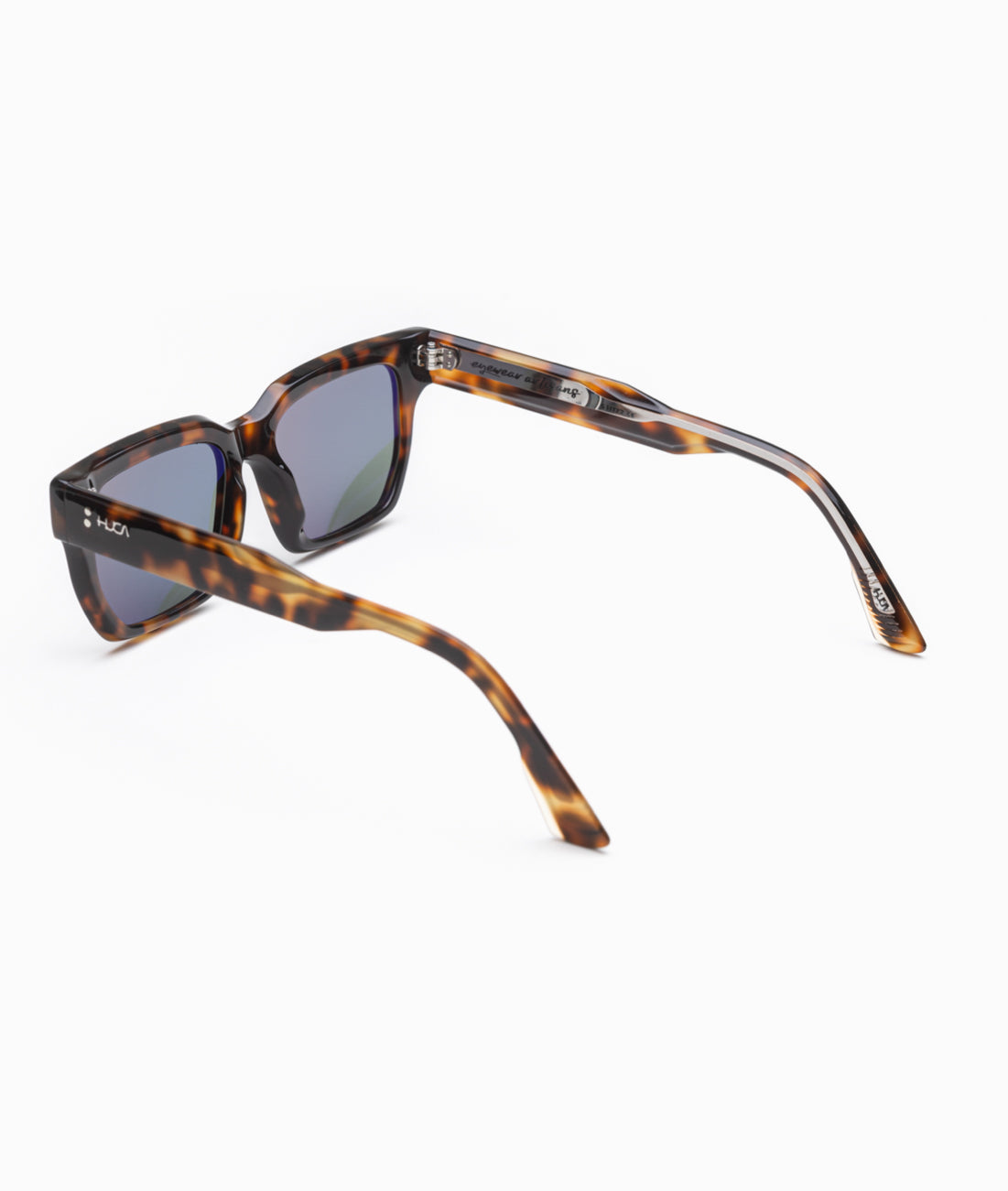 Gafas de sol cara pequeña hombre Havana rectangular - HUCA