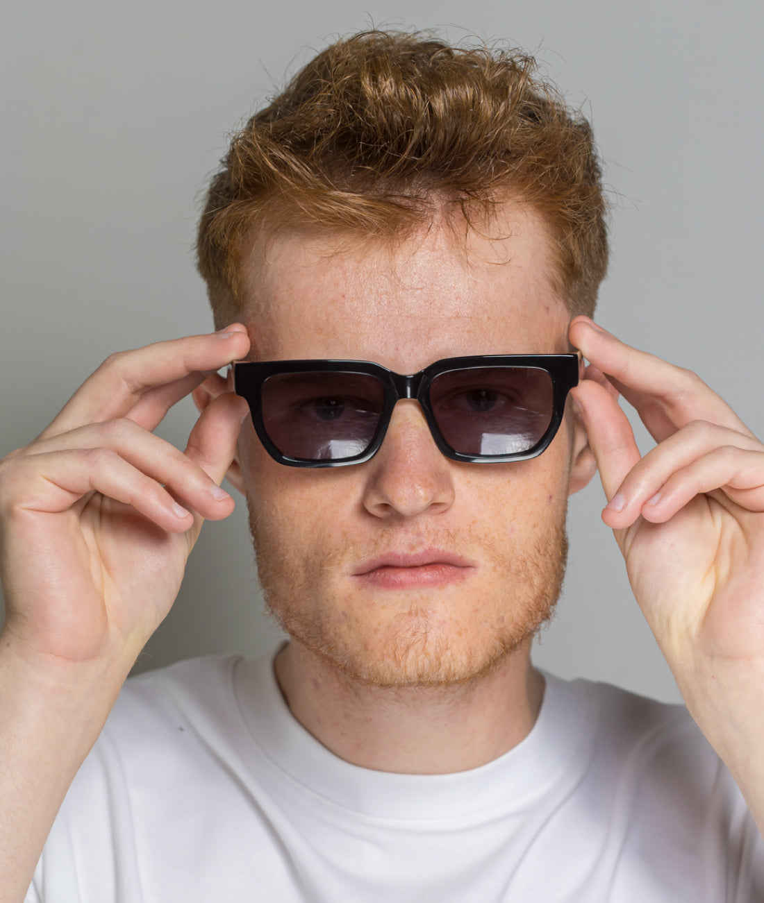 Gafas de sol cara pequeña hombre Negro - HUCA