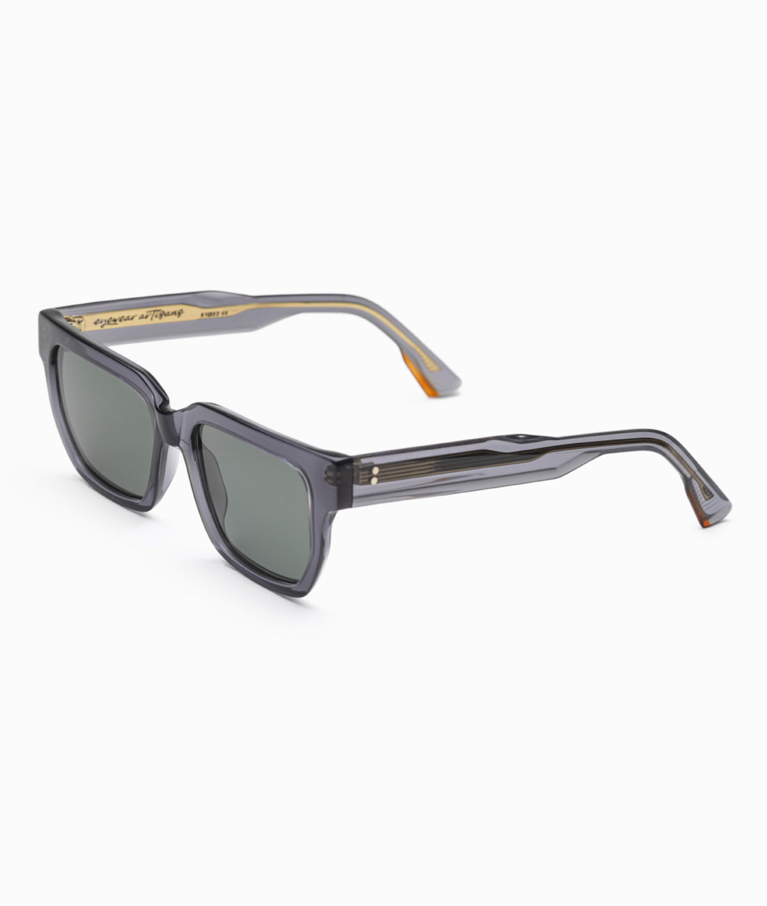 Gafas de sol hombre Negro transparente - HUCA caras pequeñas