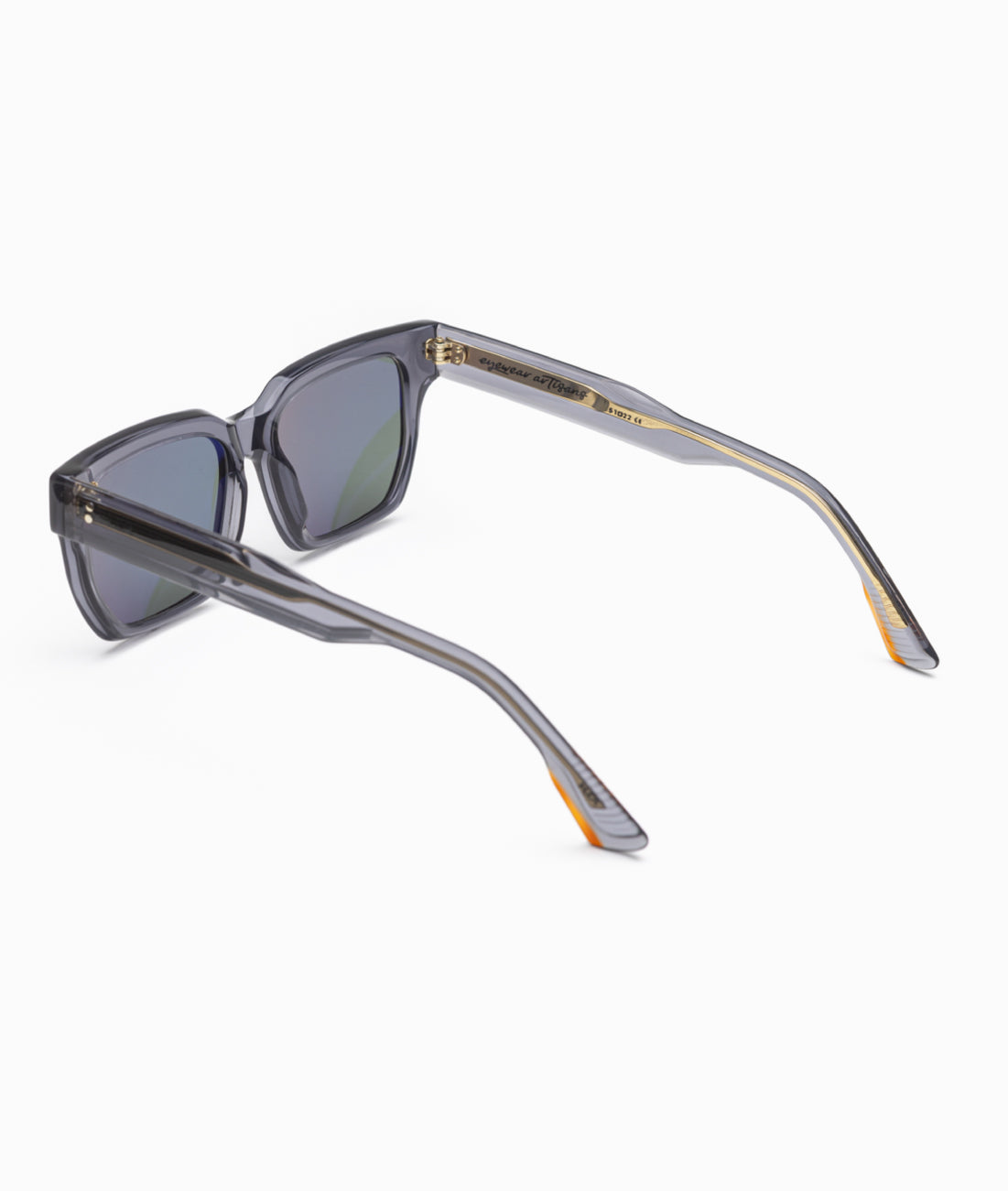 Gafas de sol hombre Negro transparente - HUCA caras pequeñas