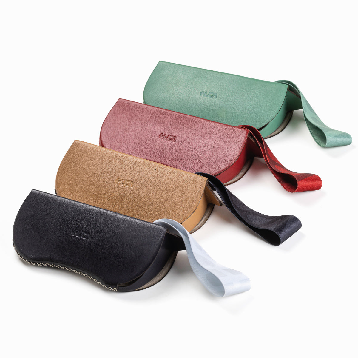 Estuche de piel original para gafas de sol HUCA caras pequeñas