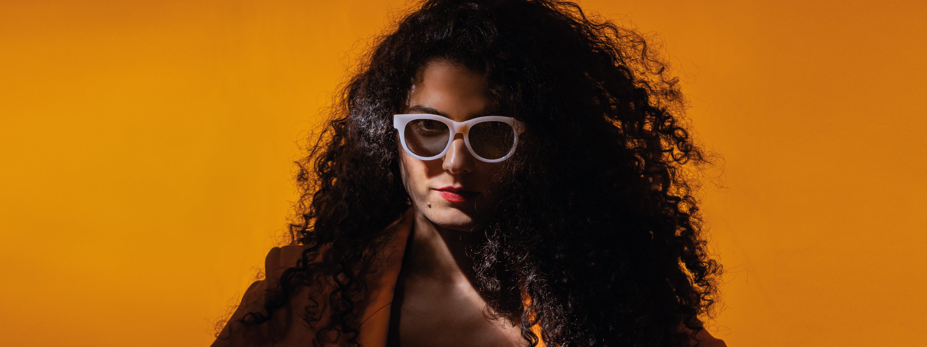 Gafas de sol cara pequeña mujer Blancas redondas - HUCA